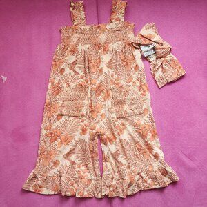 Kate Quinn 6-12 months NWT Winnie Gaucho Jumpsuit